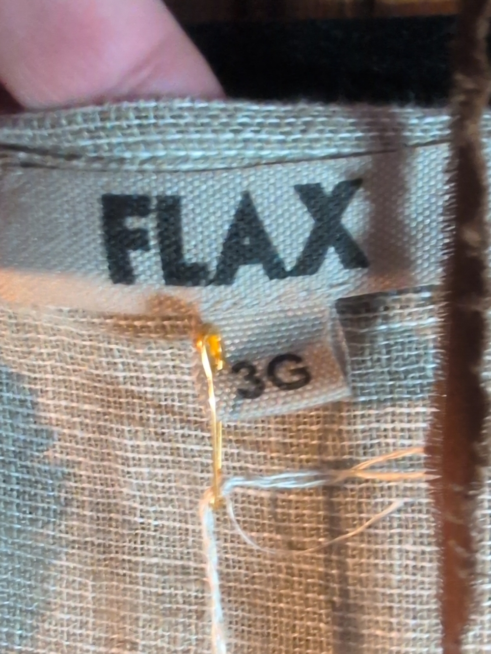 "NWTO"FLAX Raw Linen Poncho Style Tunic - Picture 4 of 9